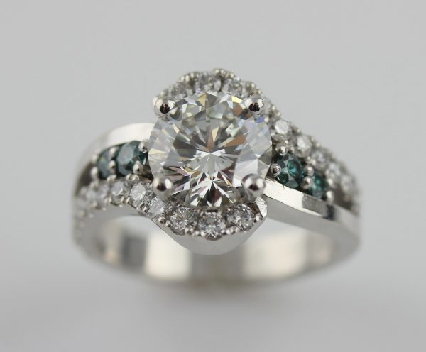 Custom rings with diamonds 