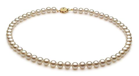white pearls - necklace