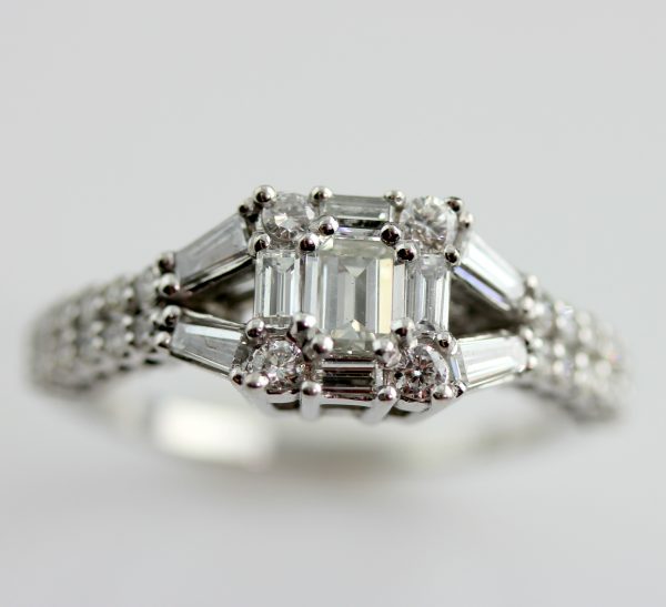 Custom designed diamond ring